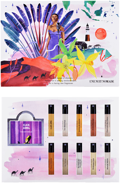 Une Nuit Nomade Discovery Kit  = 10 x Duftproben Eau de Parfum 2 5 ml