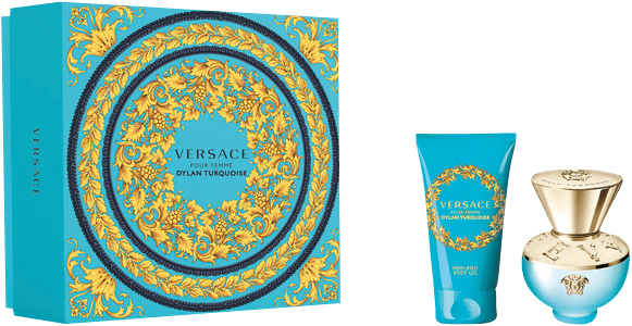 Versace Dylan Turquoise Set = EdT Nat. Spray 30 ml + Body Gel 50 ml