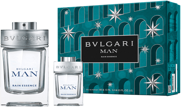 Bvlgari Man Rain Essence Set = EdP Nat Spray 100 ml + EdP Nat. Spray 15 ml