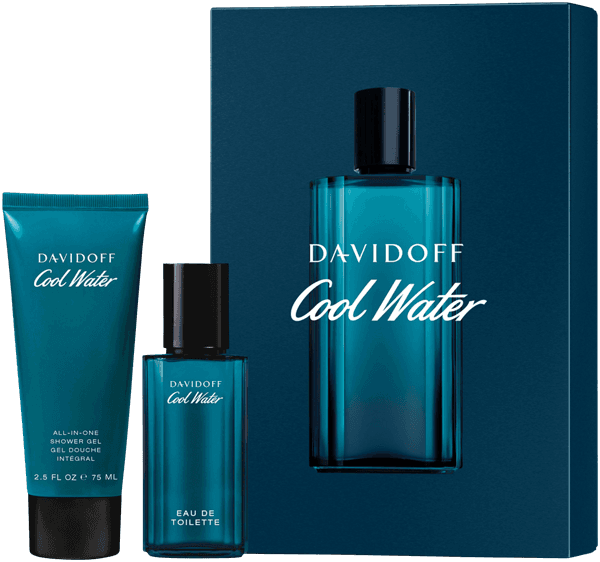 Davidoff Cool Water Set = EdT Nat. Spray 40 ml + Shower Gel 75 ml