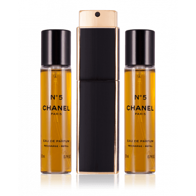 Chanel No. 5 Eau de Parfum Taschenspray (nachfüllbar) 3 x 20 ml