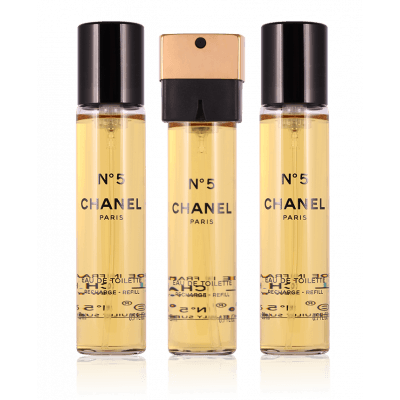 Chanel No. 5 Eau de Toilette Nachfüllung Taschenspray 3 x 20 ml
