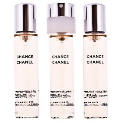 Chanel Chance Eau de Toilette 3 x 20 ml Nachfüllungen