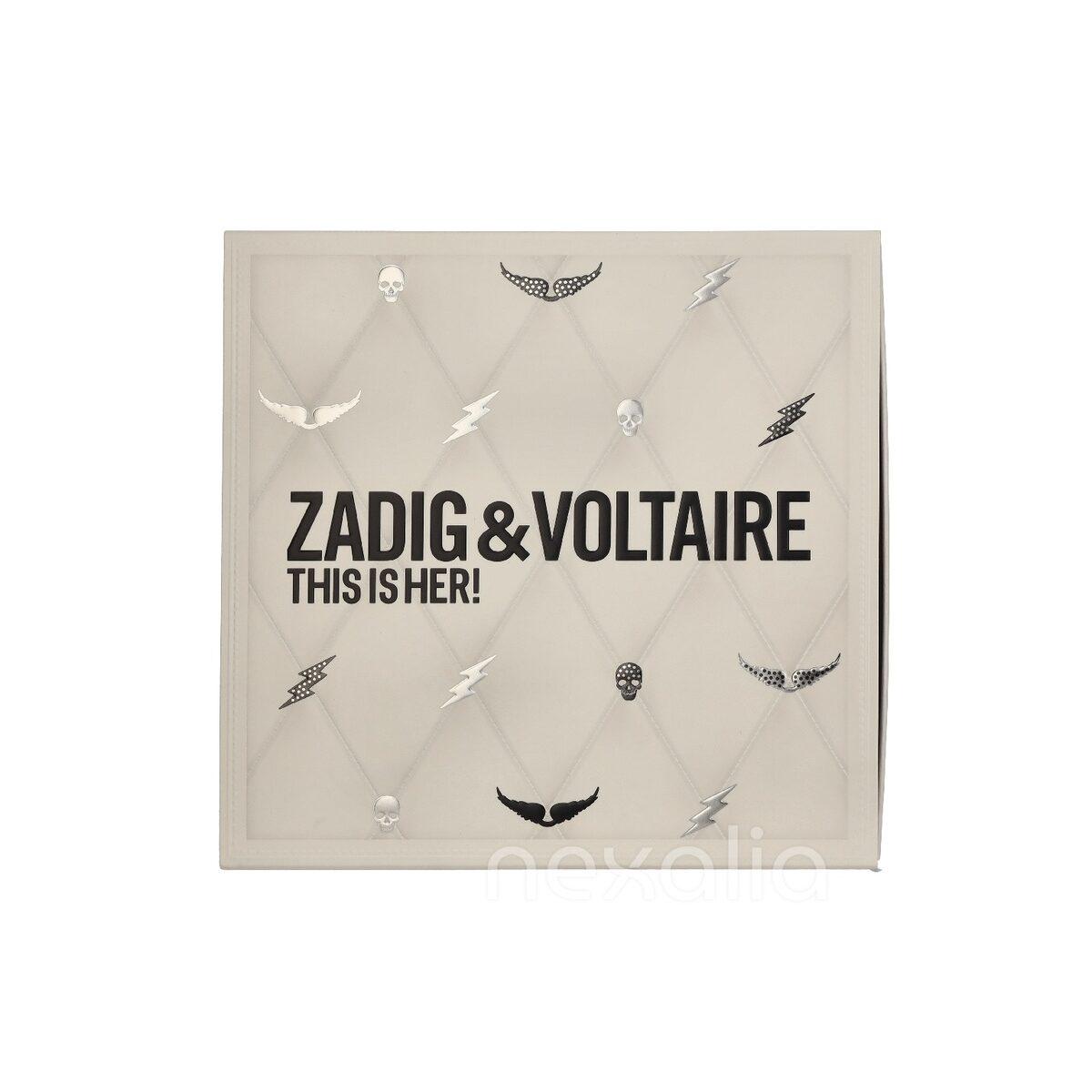 Zadig & Voltaire This Is Her! Giftset Edp Spray 50ml/Body Lotion 50ml 100 ml