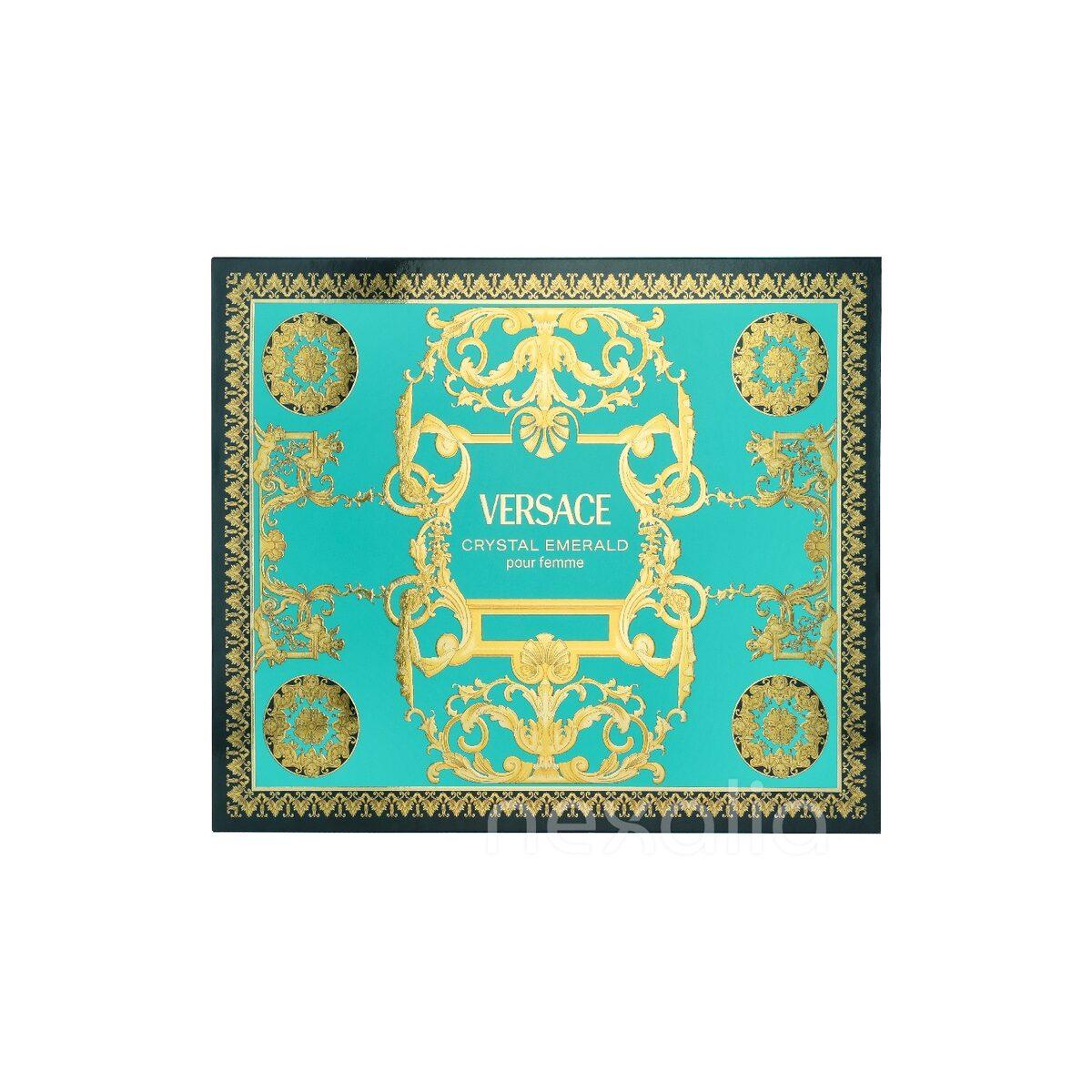 Versace Crystal Emerald Giftset Edp Spray 50ml/Bath & Shower Gel 50ml/Body Lotion 50ml 150 ml