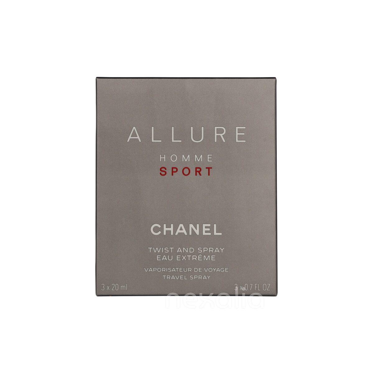 Chanel Allure Homme Sport Eau Extreme Giftset Travel Spray Edp Spray 20ml/2x Refill Edp 20ml - Twist and Spray 60 ml