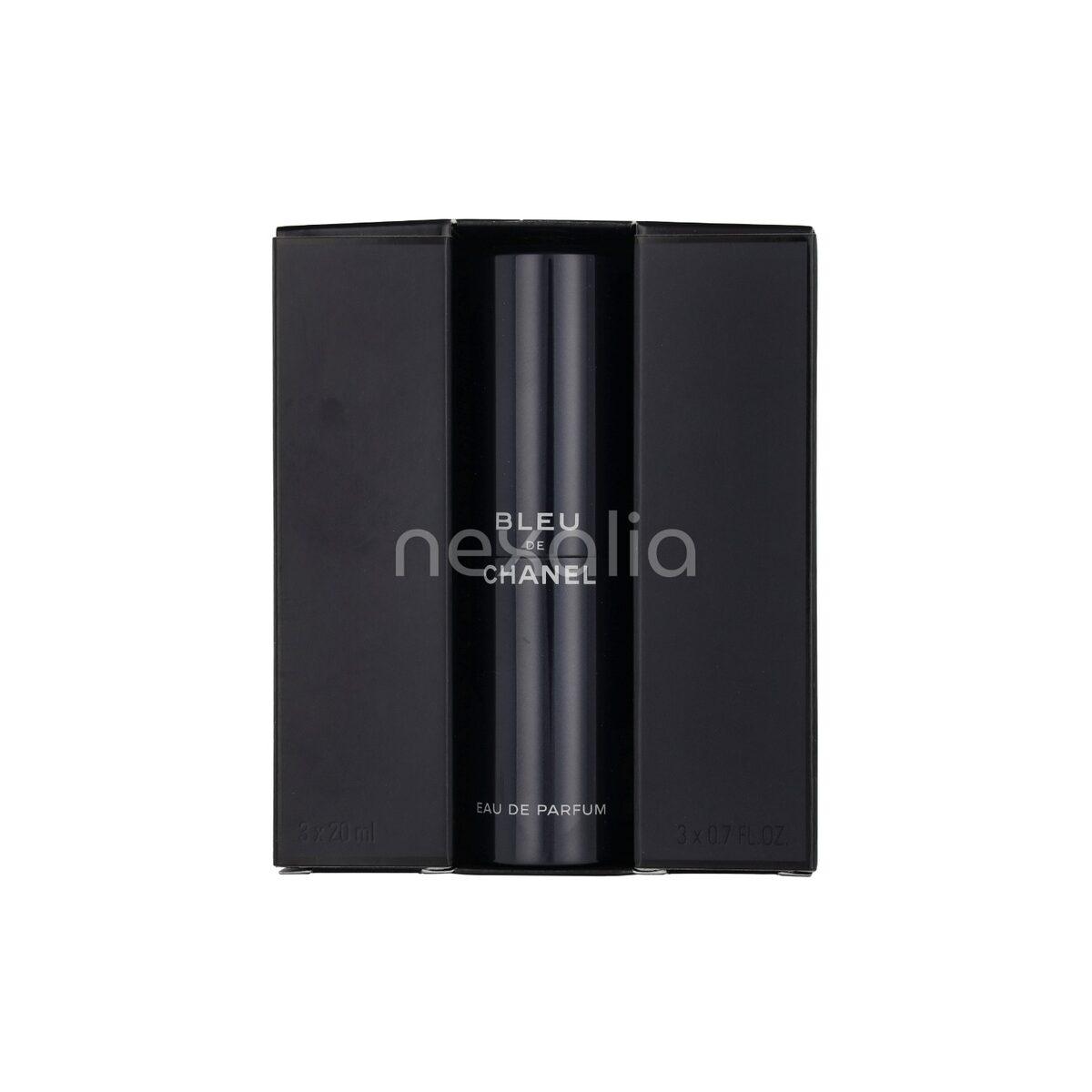 Chanel Bleu De Chanel Pour Homme Giftset 3x20ml Edp Travel Spray & 2 Refills 60 ml