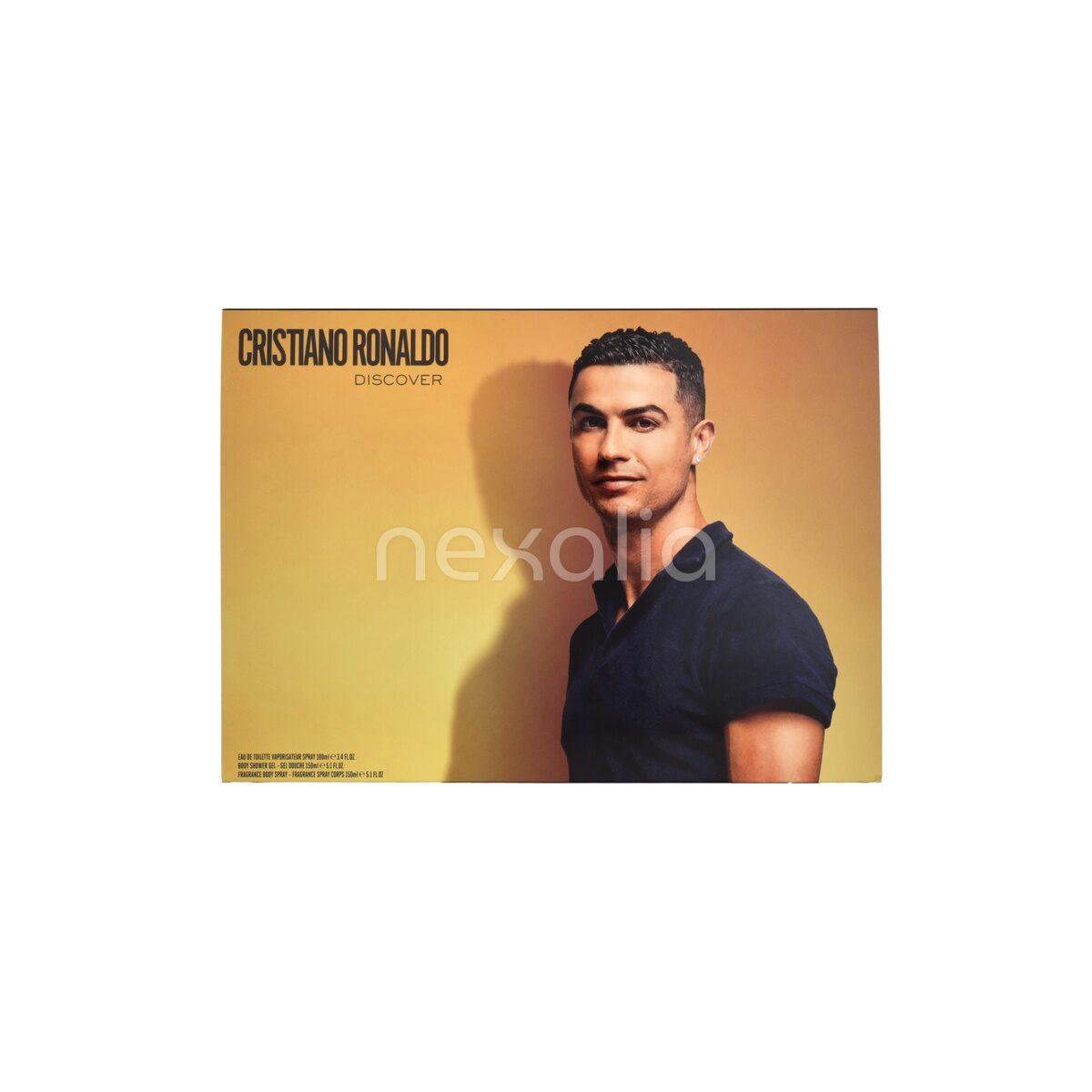 Cristiano Ronaldo CR7 Discover Giftset Edt Spray 100ml/Shower Gel 150ml/Body Spray 150ml 400 ml