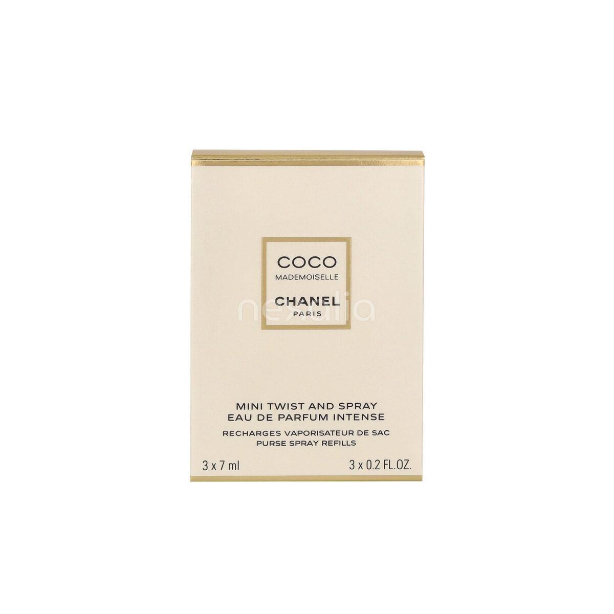 Chanel Coco Mademoiselle Intense Giftset 3x Edp Spray Refill 7ml - Twist and Spray 21 ml